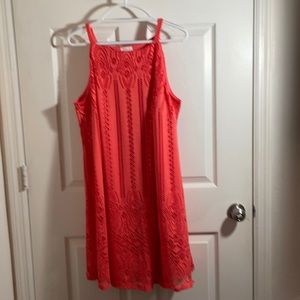 Beautiful coral sun dress.  Brand new, never worn.